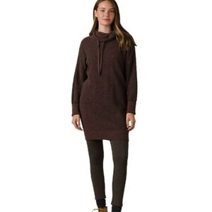 Prana Waffle Knit Cowl Sweater